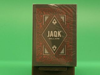 1 Deck JAQK Cellars Playing cards - Red 2