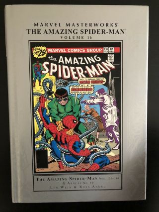 The Spider - Man Marvel Masterworks Vol 16 Hc Rare Oop Marvel Comics