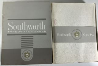 Southworth Four Star Onion Skin Typewriter Paper 500 Sheets 9lb 8.  5 X 11 409 Cpl