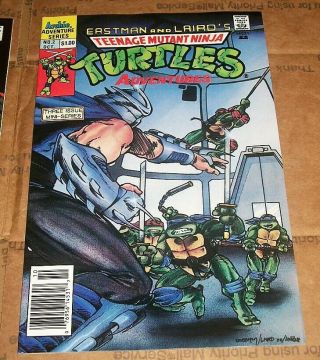 Teenage Mutant Ninja Turtles Adventures 1 2 (1988) Newsstand Variant 3