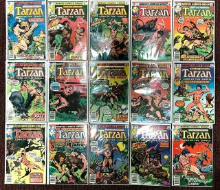 Tarzan Lord Of The Jungle Complete Run 1 - 29,  Annuals 1 - 3 Marvel Comics 1977