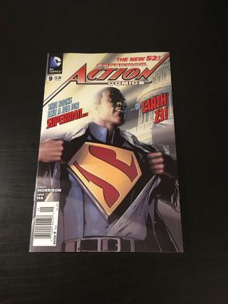 Action Comics 52 9 Newsstand Variant (f/vf) Calvin Ellis Origin 1st Cover