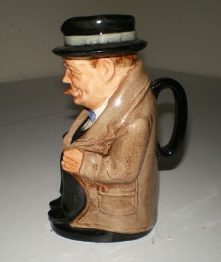 Royal Doulton Winston Churchill 5 " Toby Mug Jug Made In England