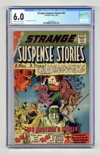 Strange Suspense Stories 47 Cgc 6.  0 1960 1276443010
