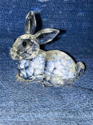 Swarovski Crystal Bunny (laying Down)
