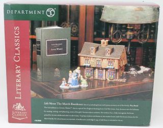 Dept 56 Literary Classics Little Women The March Residence Set Of 4 Book 56606