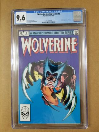 Wolverine Limited Series 2 (1982) Cgc 9.  6 White Pages 1st Appearance Of Yukio