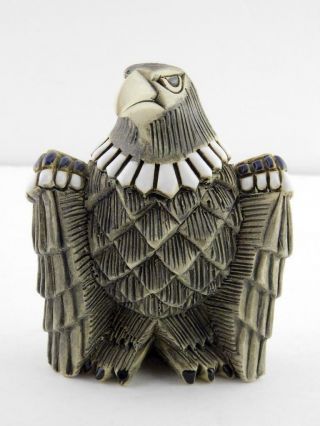 Classic Artesania Rinconada Uruguay Eagle Pottery Figurine 40 Very Good Cond