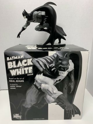 Dc Collectibles Batman Black & White Statue By Neal Adams 1846/3500 Cib