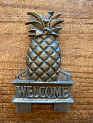 Midwest Of Cannon Falls Cast Iron Door Knocker Topper Welcome Pineapple