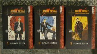 Battle Royale Ultimate Edition Vol.  1 2 3 Manga Hardcover