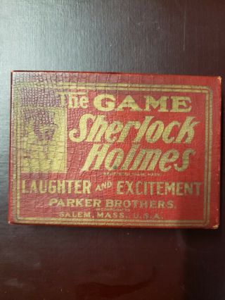 1904 Sherlock Holmes Card Game