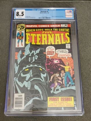 Eternals 1 Cgc 8.  5 Vf,  1976 1st Appearance Of The Eternals