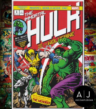 Immortal Hulk 1 Vf/nm 9.  0 (marvel) Matthew Waite 16 Bit Variant