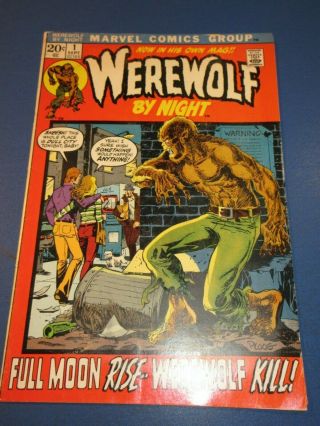 Werewolf By Night 1 Bronze Age Early Appearance Key Fine - Wow