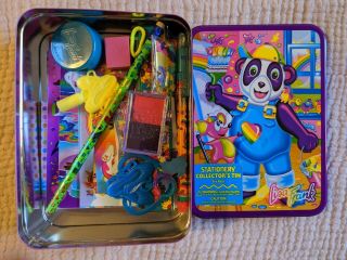 Vintage Lisa Frank Painter Ton With Complete Stationary Items And Rare