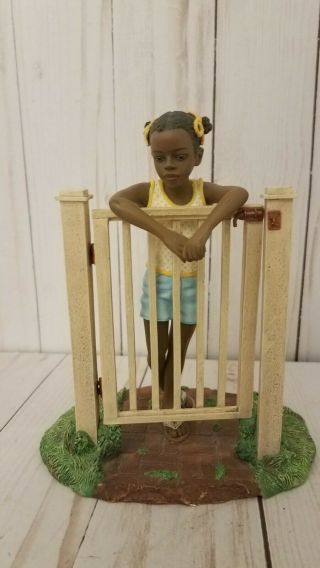 Brenda Joysmith Our Song Open Gate Black African - American Girl Figurine 1999