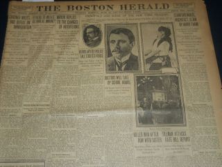 1906 June 26 The Boston Herald - Stanford White Architect Slain By Thaw - Bh 290