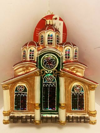 Christopher Radko Ornament Holy Sanctuary 1017784 6.  5  Tall.