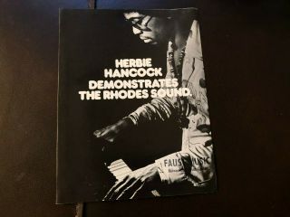 1970s Herbie Hancock Rhodes Electric Piano Brochure W/flexi Record (misc - 4164)