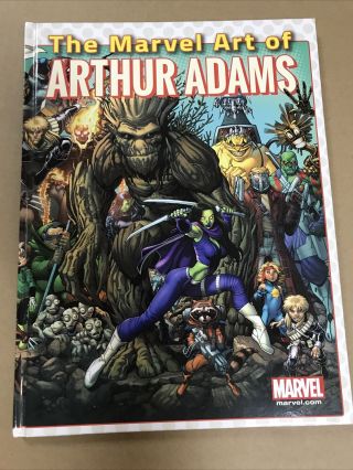 The Marvelous Art Of Arthur Adams Art Book Signed Spider - Man Woverine X - Men