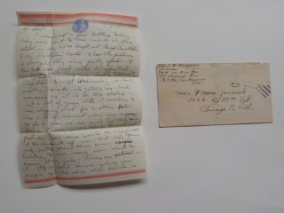 Chinese Civil War Letter 1946 Married Men Stay With Chinese Girl Friends Marine
