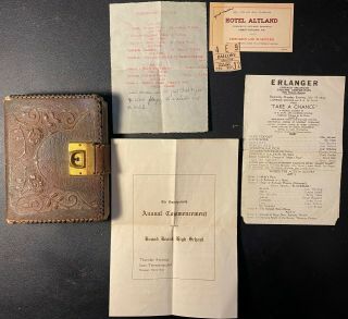 Handwritten 5 Year Personal Diary 1929 - 1934 Plainfield Peggy Webb Bound Brook Hs