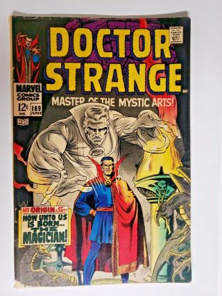 Doctor Strange 169 (1968,  Marvel) Key Issue 1st Solo (e672)
