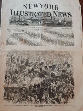 Civil War Newspapers - Marriage Of The Prince Of Wales,  York Illustrated News