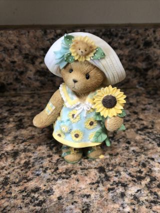 Cherished Teddies 118822 “i Picked A Little Sunshine For You” - Cassi - Rare