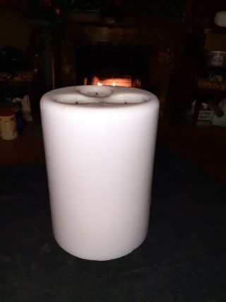 Partylite Extra Large 3 Wick Pillar Candle Barely