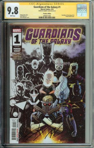 Guardians Of The Galaxy 1 Ss Cgc 9.  8 Auto Donny Cates Signed Premiere Edition