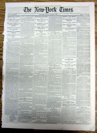 1862 Ny Times Civil War Newspaper Negr0 Hero Robert Smalls Confederate Warship