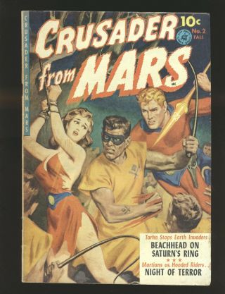 Crusader From Mars 2 - Bondage Cover Vg/fine Cond.