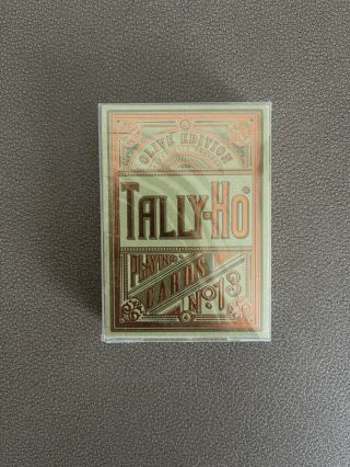 Kings Wild Project Tally - Ho Olive Edition Playing Cards 706/850 Jackson