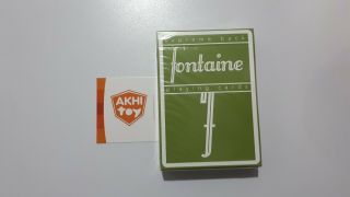 Green Fontaine Playing Cards Cardistry