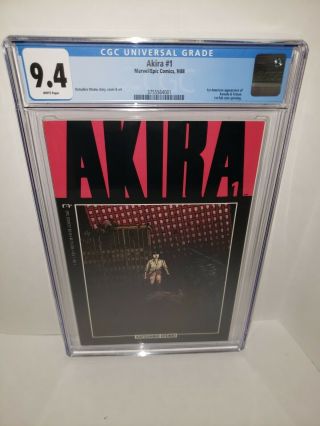 Akira 1 Cgc 9.  4 1st Full Color Printing 1988