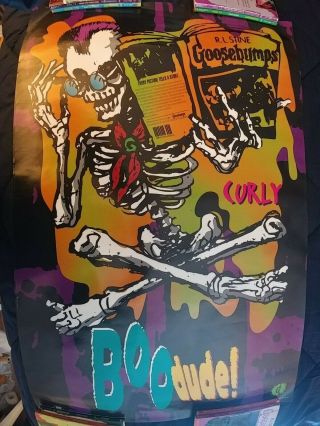 Goosebumps Vintage 90s Curly Boo Dude Osp Poster 35 X 23