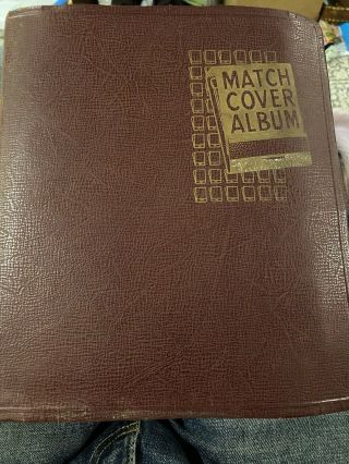 Vintage Matchbook Match Cover Album With 231 Covers