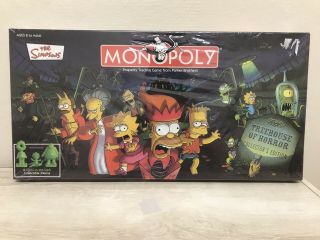 The Simpsons Tree House Of Horror Collectors Board Game