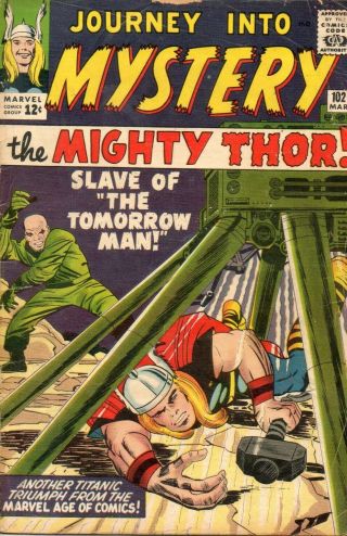 Marvel Comics Journey Into Mystery The Mighty Thor 102 Marvel 1963