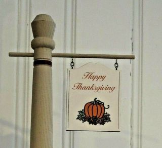 Byers Choice Accessory - Happy Thanksgiving Sign By Eropel Enterprises