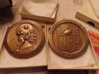 1920 - 1969 Nfl Medallic Art Golden Anniversary Bronze Medallion
