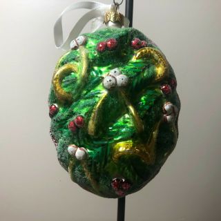 Christopher Radko 5 Gold Rings Ornament 12 Days Of Christmas Limited Edition