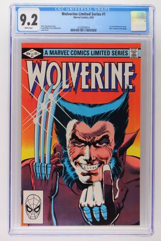 Wolverine Limited Series 1 - Marvel 1982 Cgc 9.  2 1st Solo Wolverine Comic.  Yuki