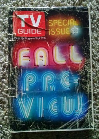 Tv Guide 1970 Fall Preview Partridge Family Andy Griffith Don Knotts Budweiser
