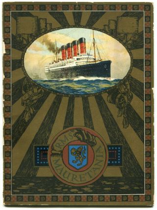 Navigation,  Booklet By Cunard Line Liverpool,  Ship Rms “mauretania” M