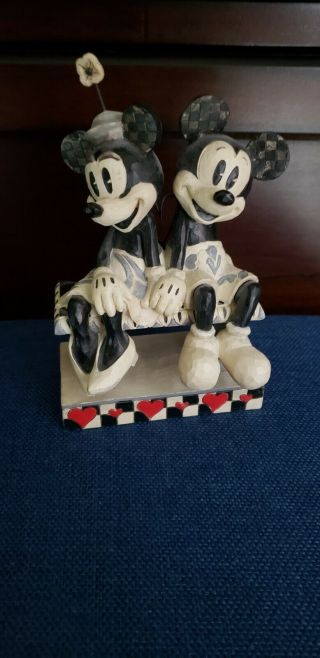 Jim Shore Disney Traditions Mickey And Minnie " Date Night " Figurine