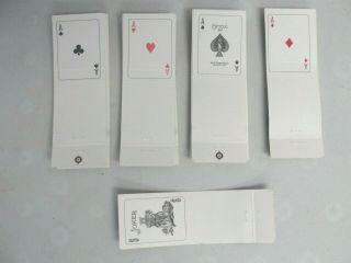 Vintage Diamond Match Co.  Bicycle Playing Card Cover Complete Deck 1 Joker