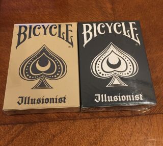 Set Of 2 - Bicycle Illusionist Playing Cards Deck Limited Edition Of 2500